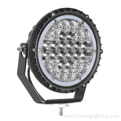 round 7" auxiliary driving lights with position light